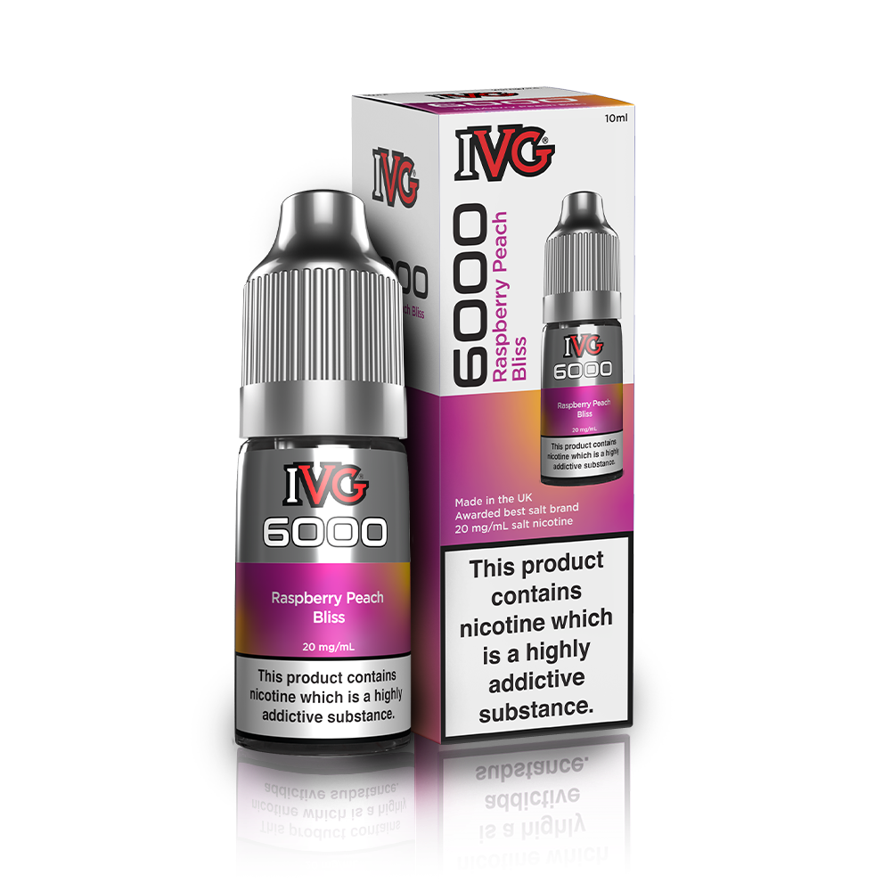 Ivg 6000: Raspberry Peach Bliss