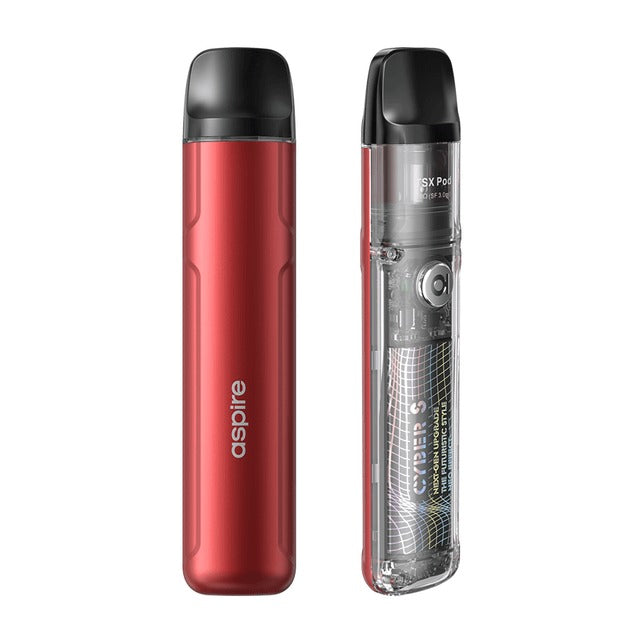 Aspire cyber S kit: red - Vape Central